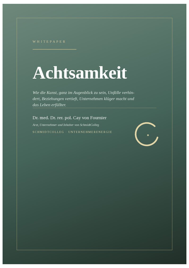 Achtsamkeit