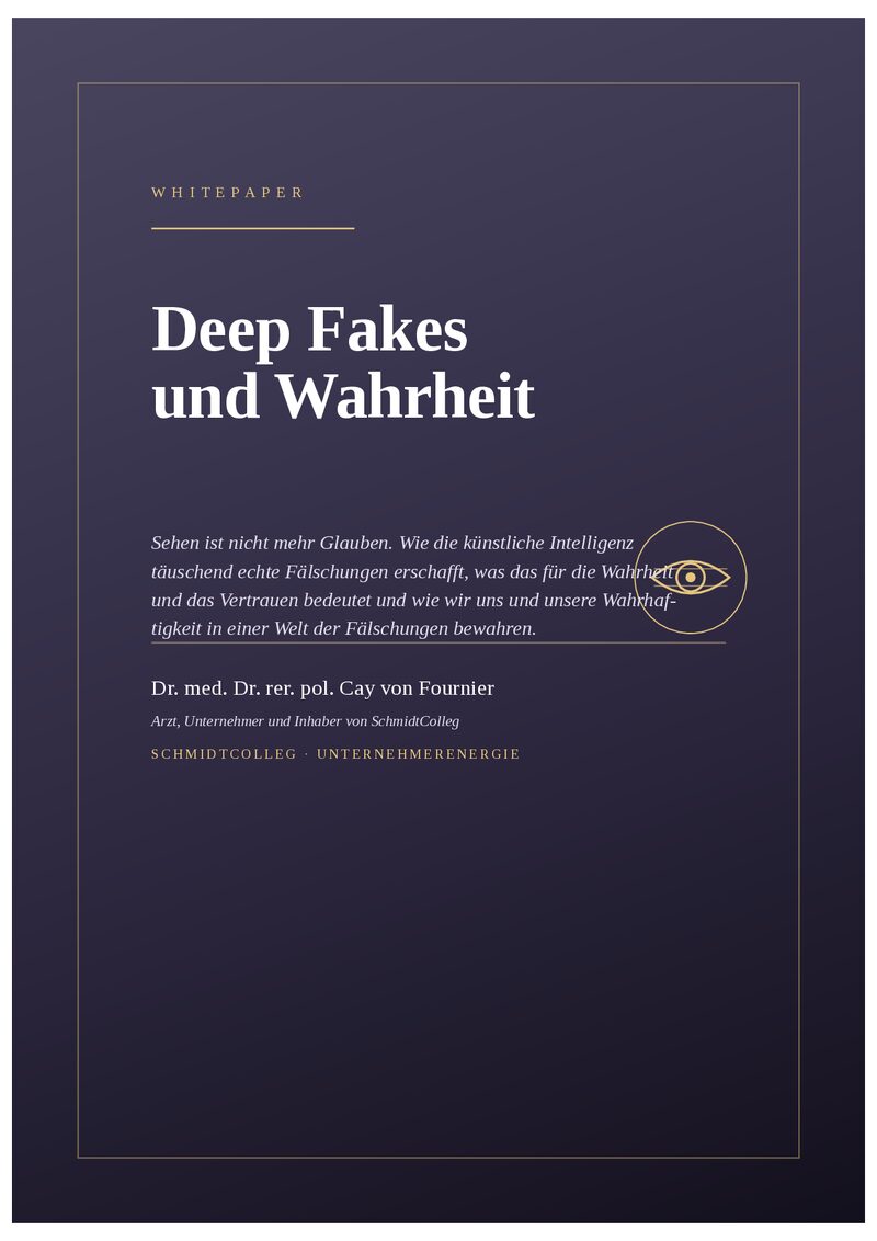 DeepFakes und Wahrheit