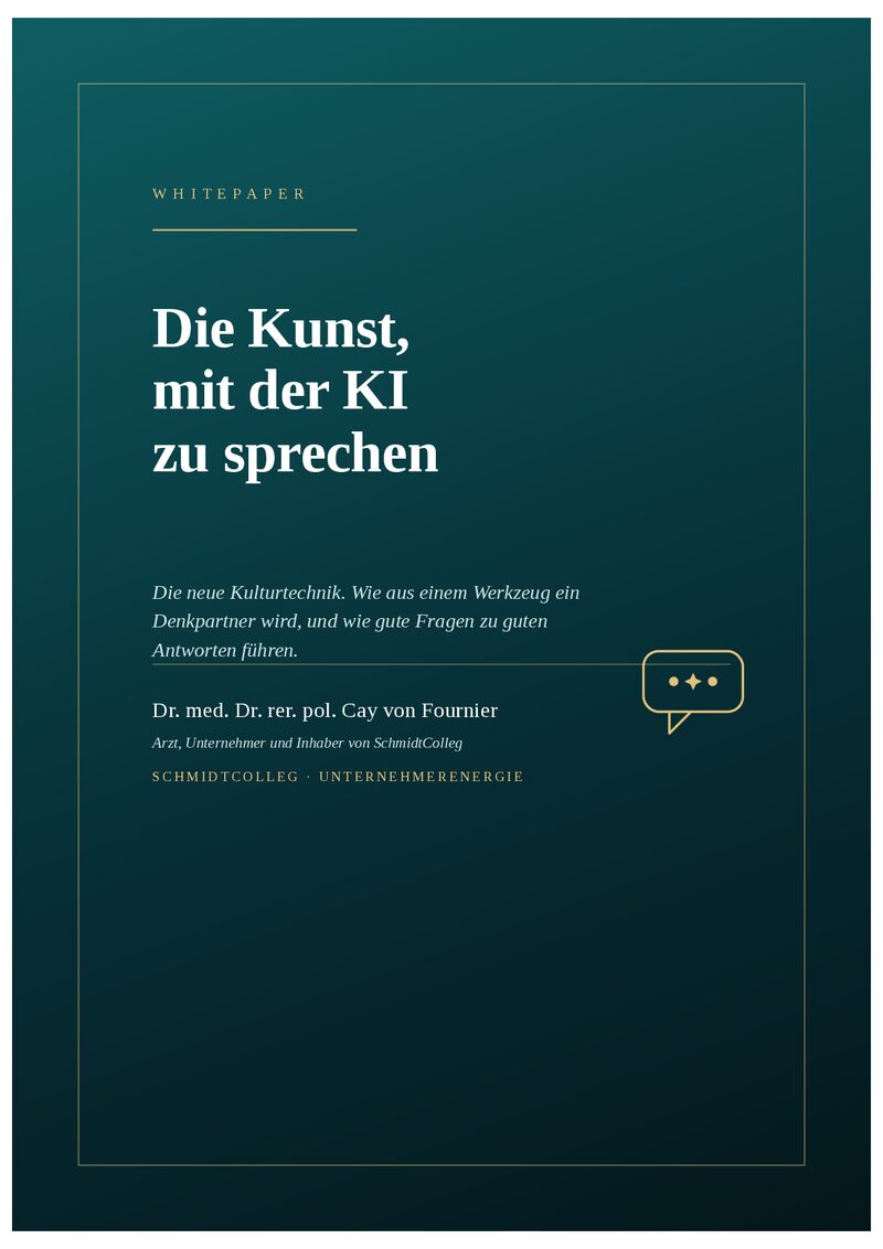 Die Kunst mit der KI zu sprechen