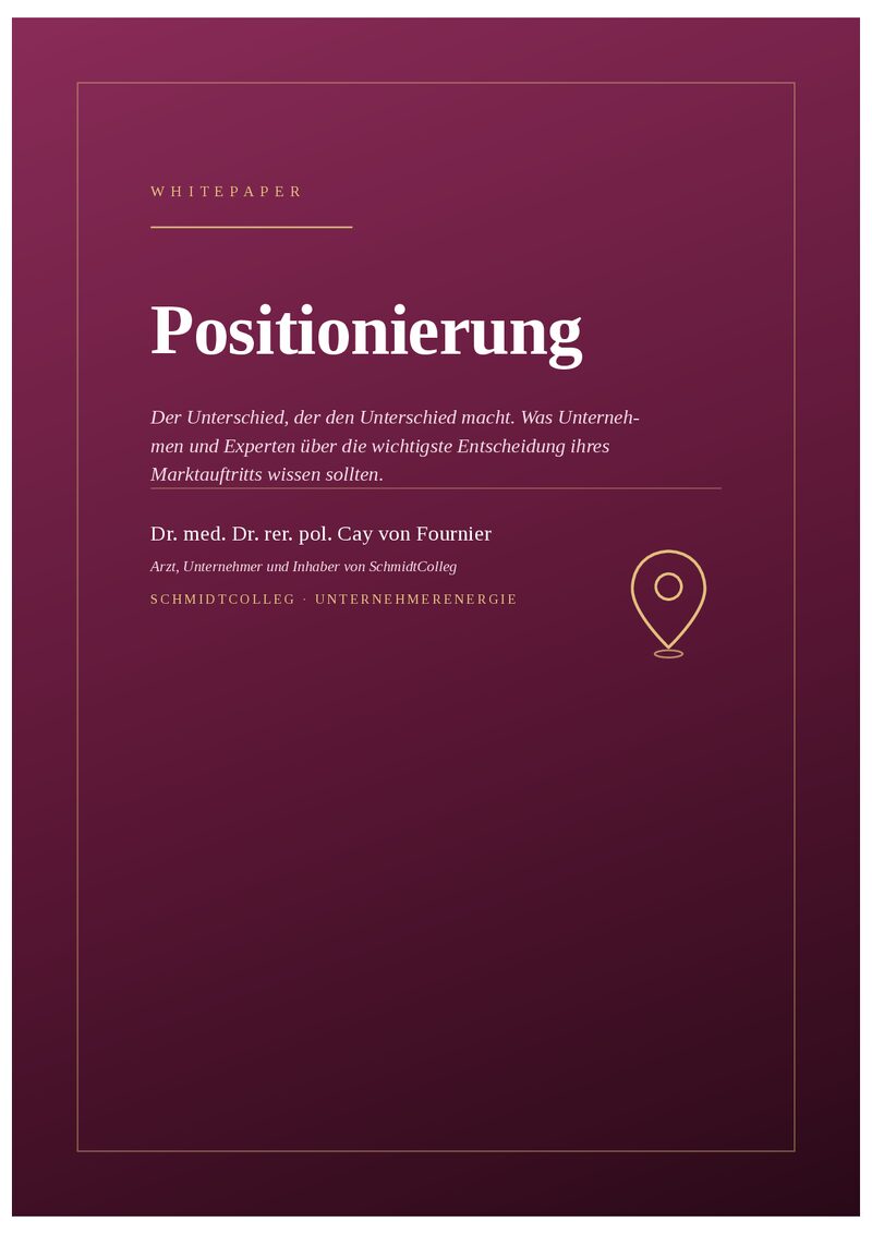 Positionierung