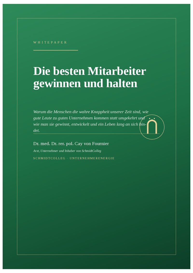 Die besten Mitarbeiter gewinnen und halten