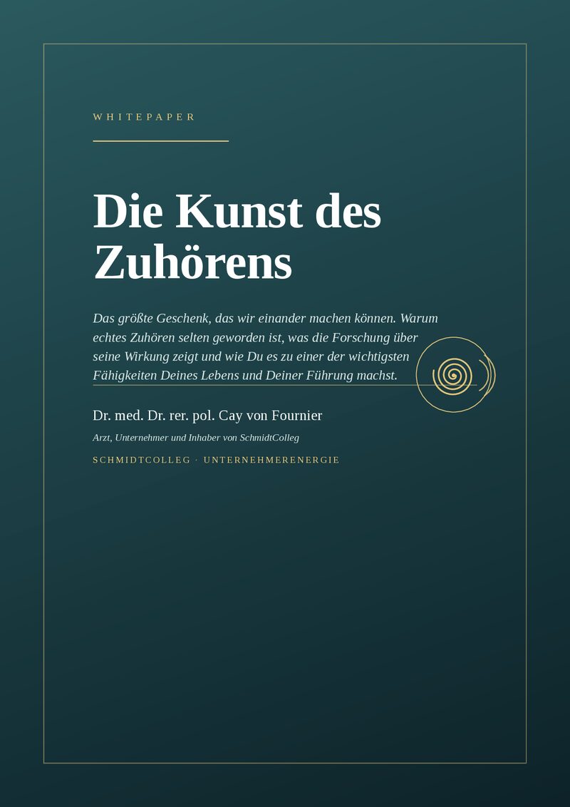 Die Kunst des Zuhoerens Whitepaper