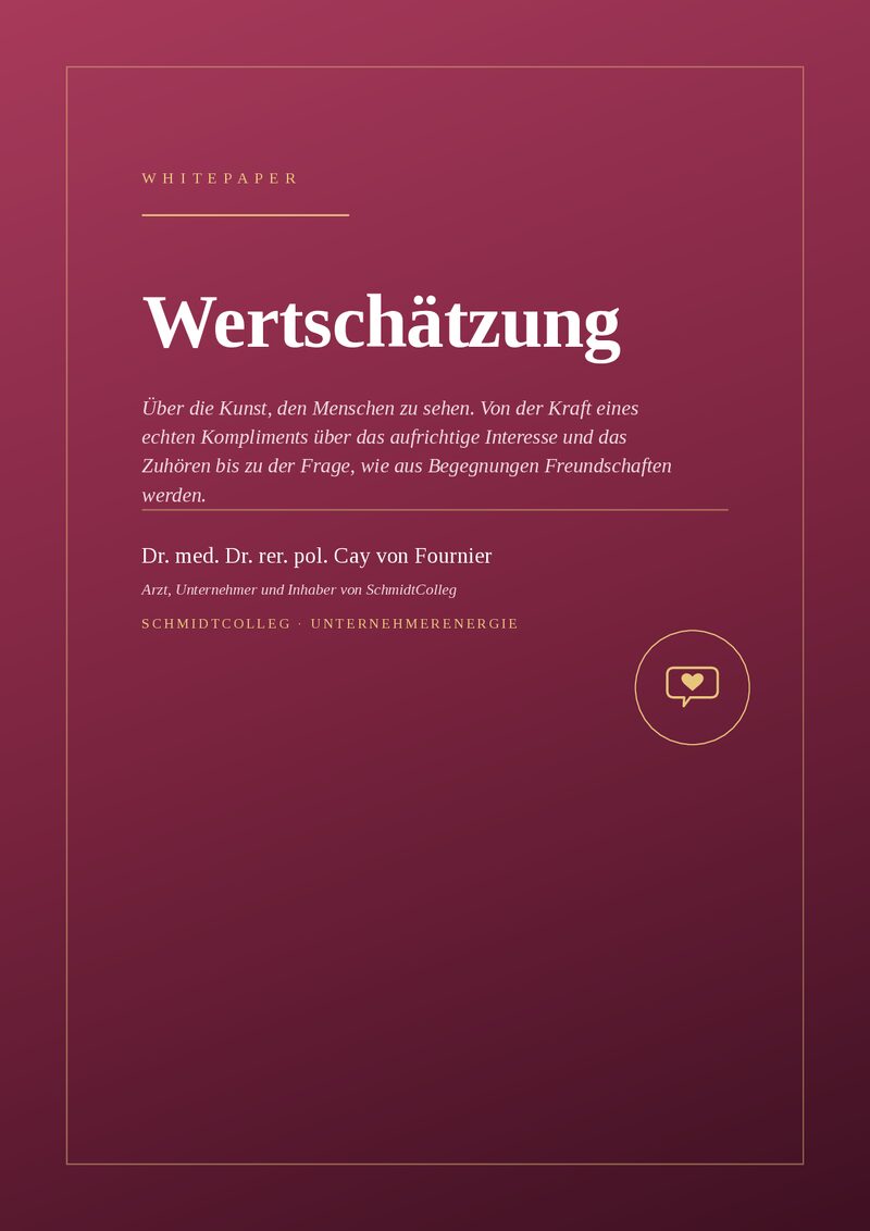 Wertschaetzung Whitepaper